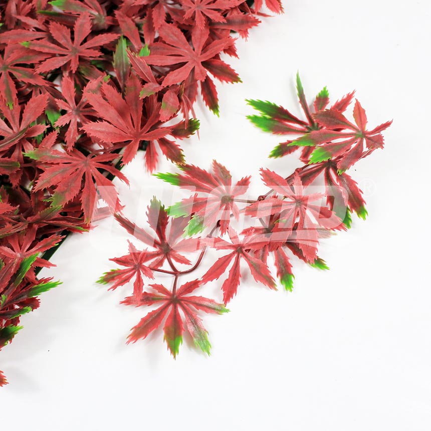仿真植物红枫叶细节图
