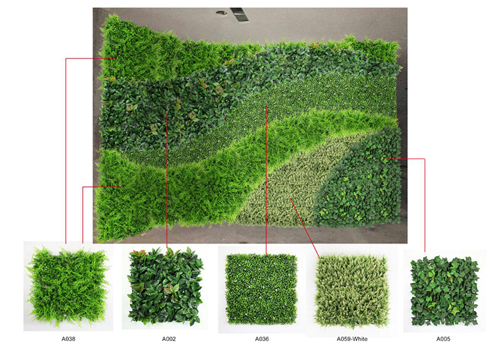 室内仿真植物墙