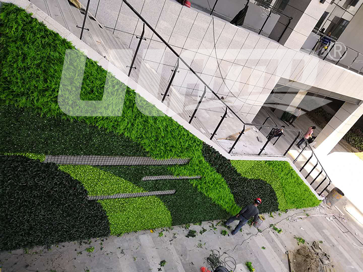 仿真植物墙施工图