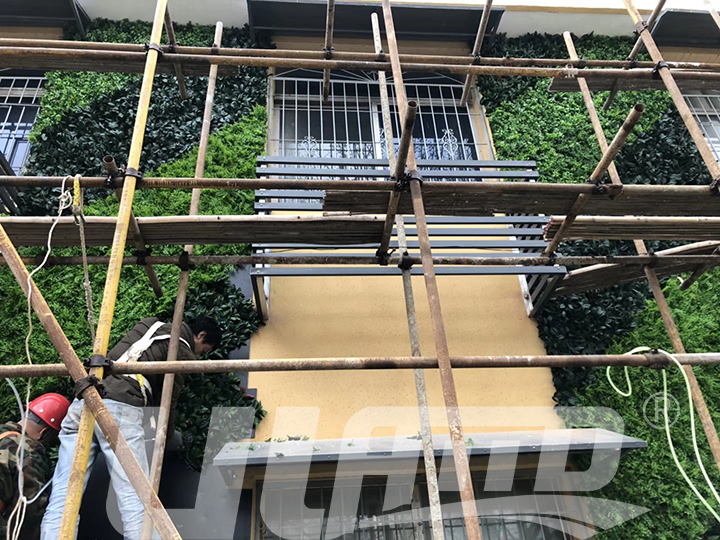 室外仿真植物墙
