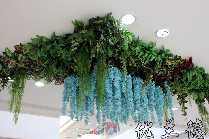 商场仿真植物吊顶