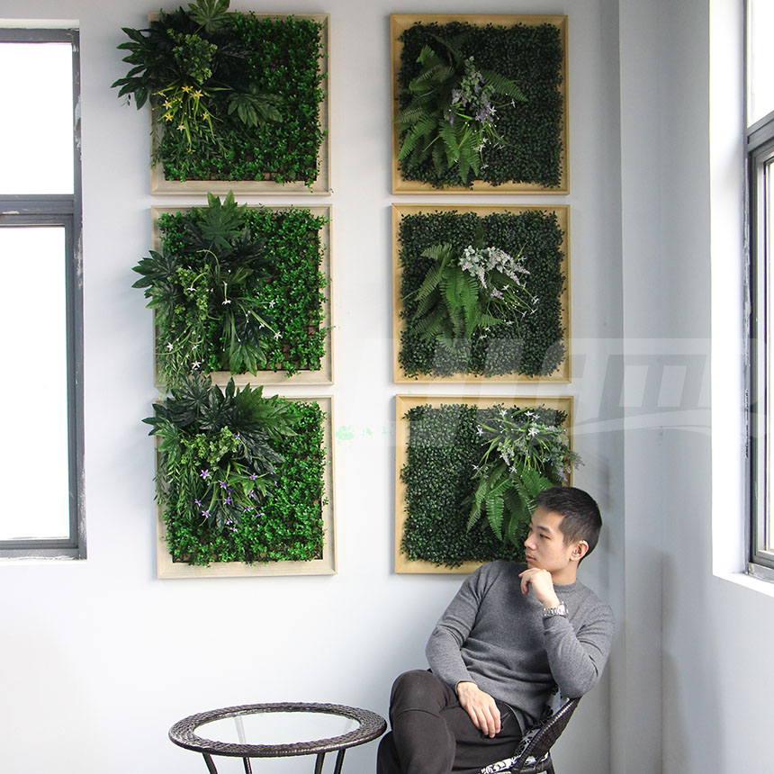 壁挂相框仿真植物