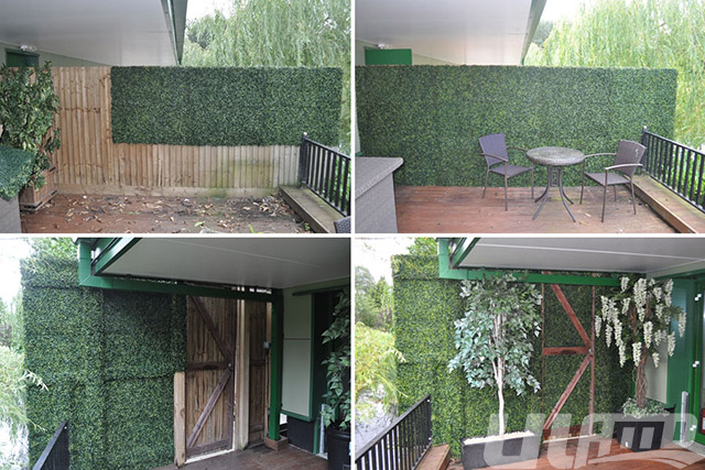 绿植仿真围墙塑料墙饰