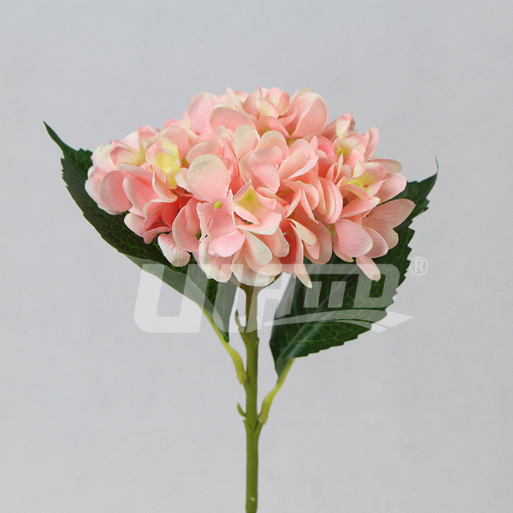 仿真植物绣球花粉色