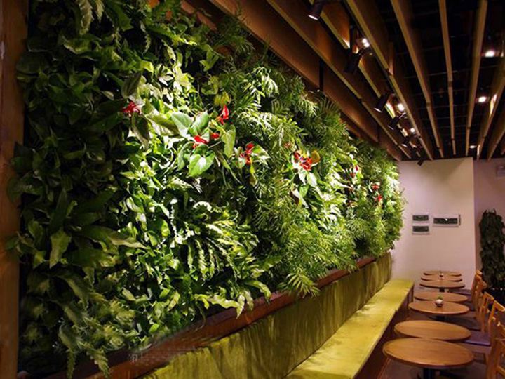 酒店仿真植物墙
