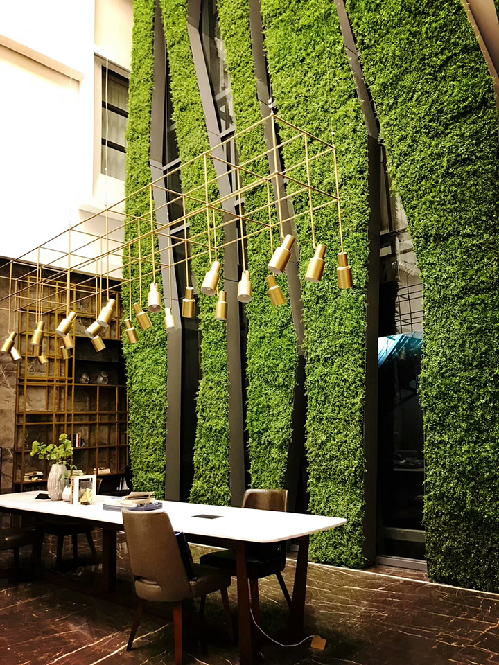 酒店垂直绿化植物墙