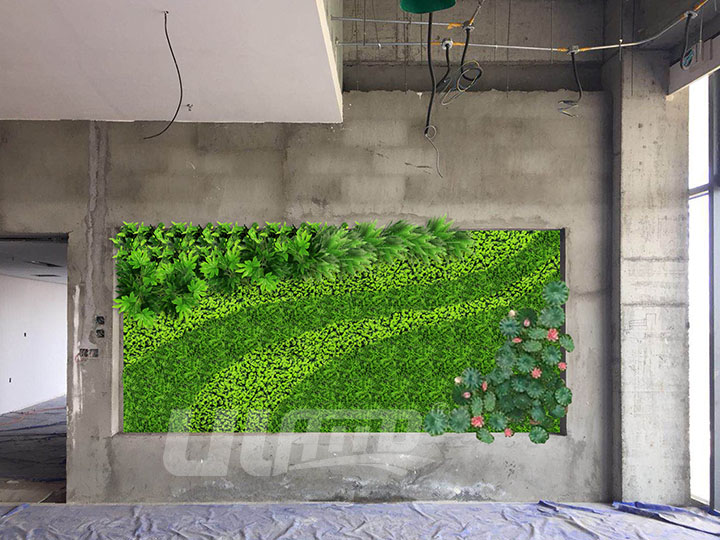 立体仿真植物墙设计