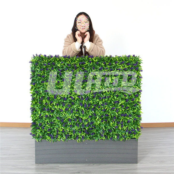 仿真植物装饰屏风