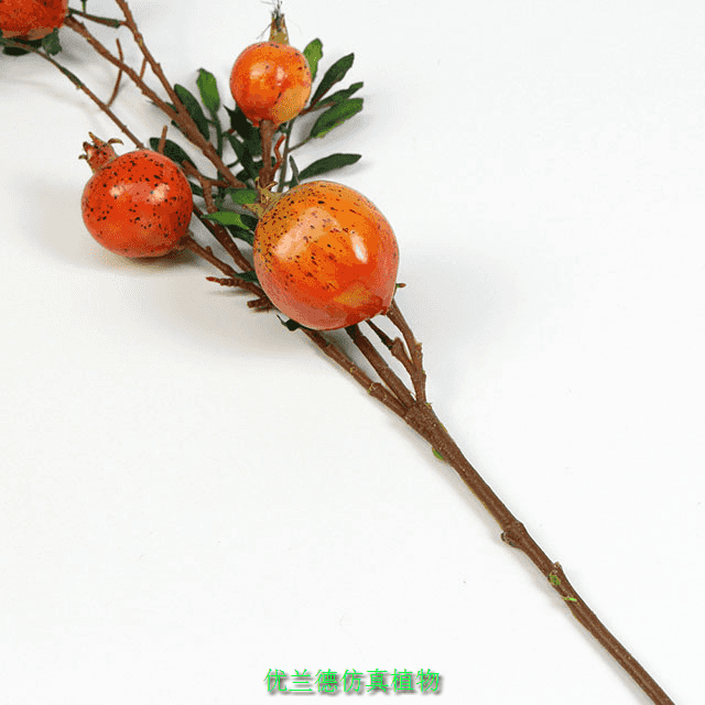 仿真石榴树枝和石榴
