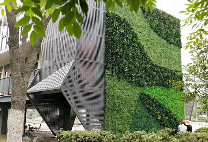 室外植物墙垂直绿化
