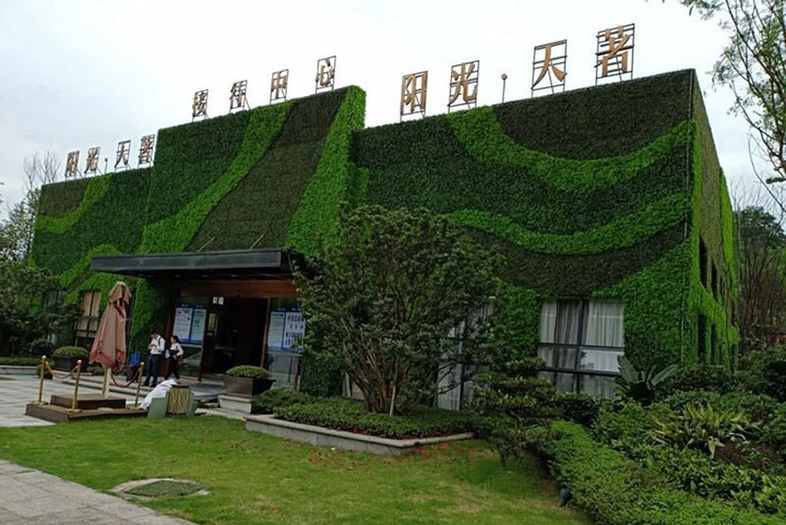 房地产售楼部仿真植物墙绿植