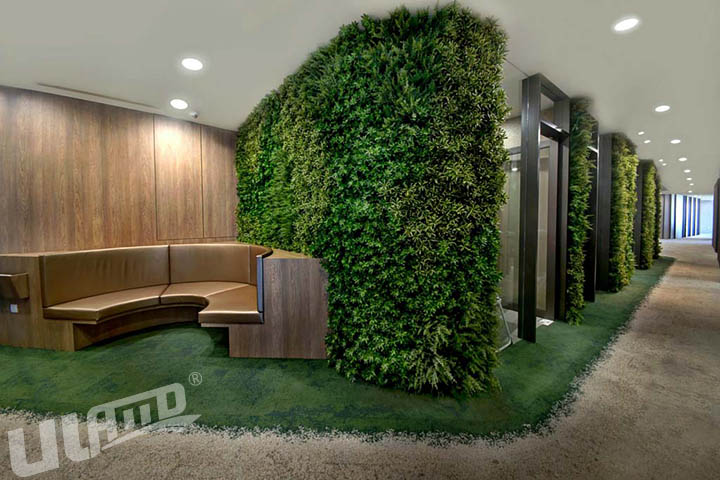 办公室立体仿真植物墙